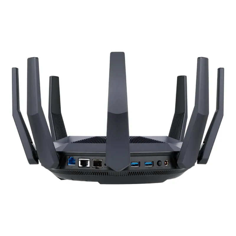 ASUS (RT-AX89X) 12-Stream AX6000 Dual Band WiFi 6 Router - 5GHz (4804Mbps) / USB 3.2 / Gigabit WAN / Gigabit LAN