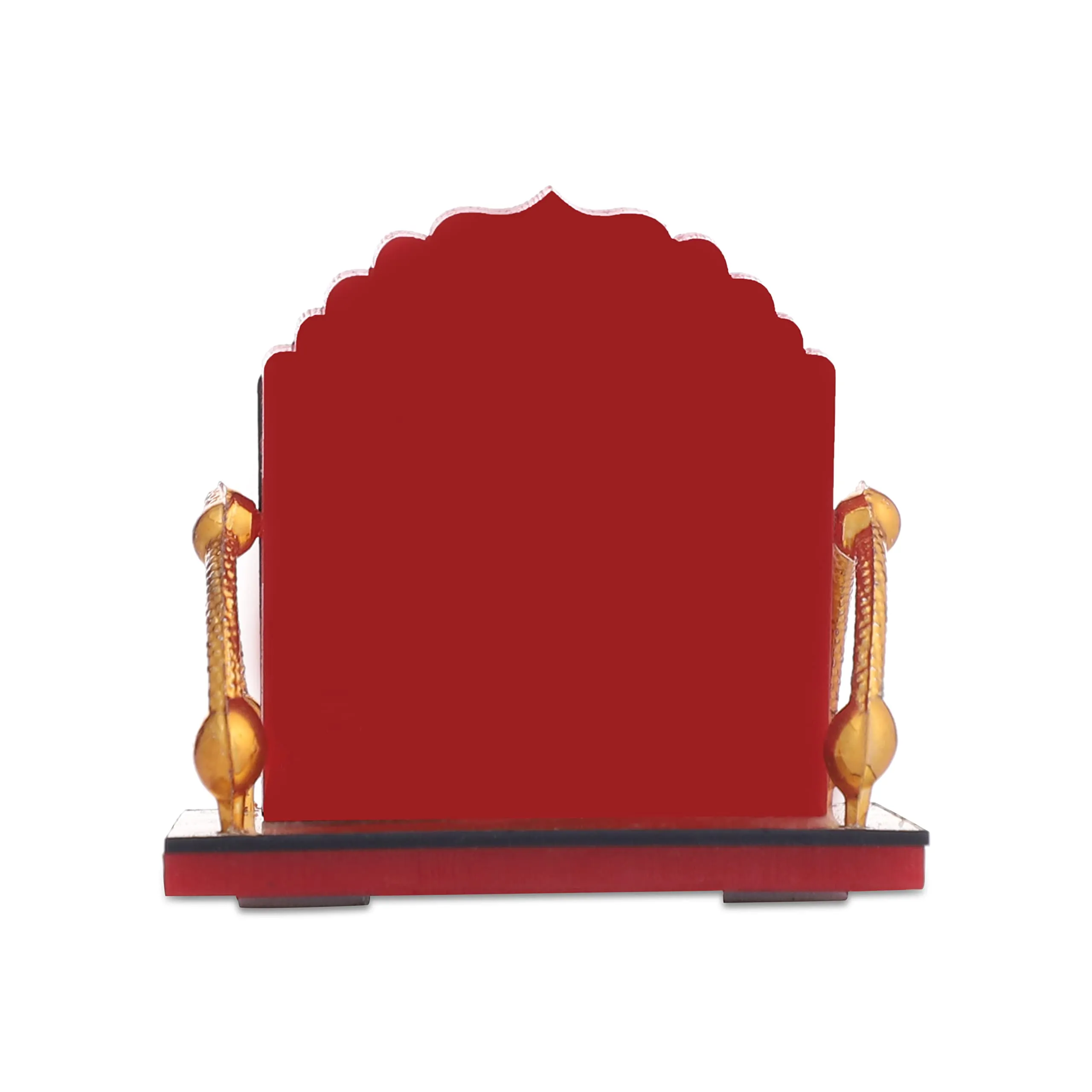 Awesome Craft Handcrafted Khatu Shyam Ji Round Photo Frame Shape Showpiece Statue Perfect for Home Decor, Table Decor, Pooja, and Gifts