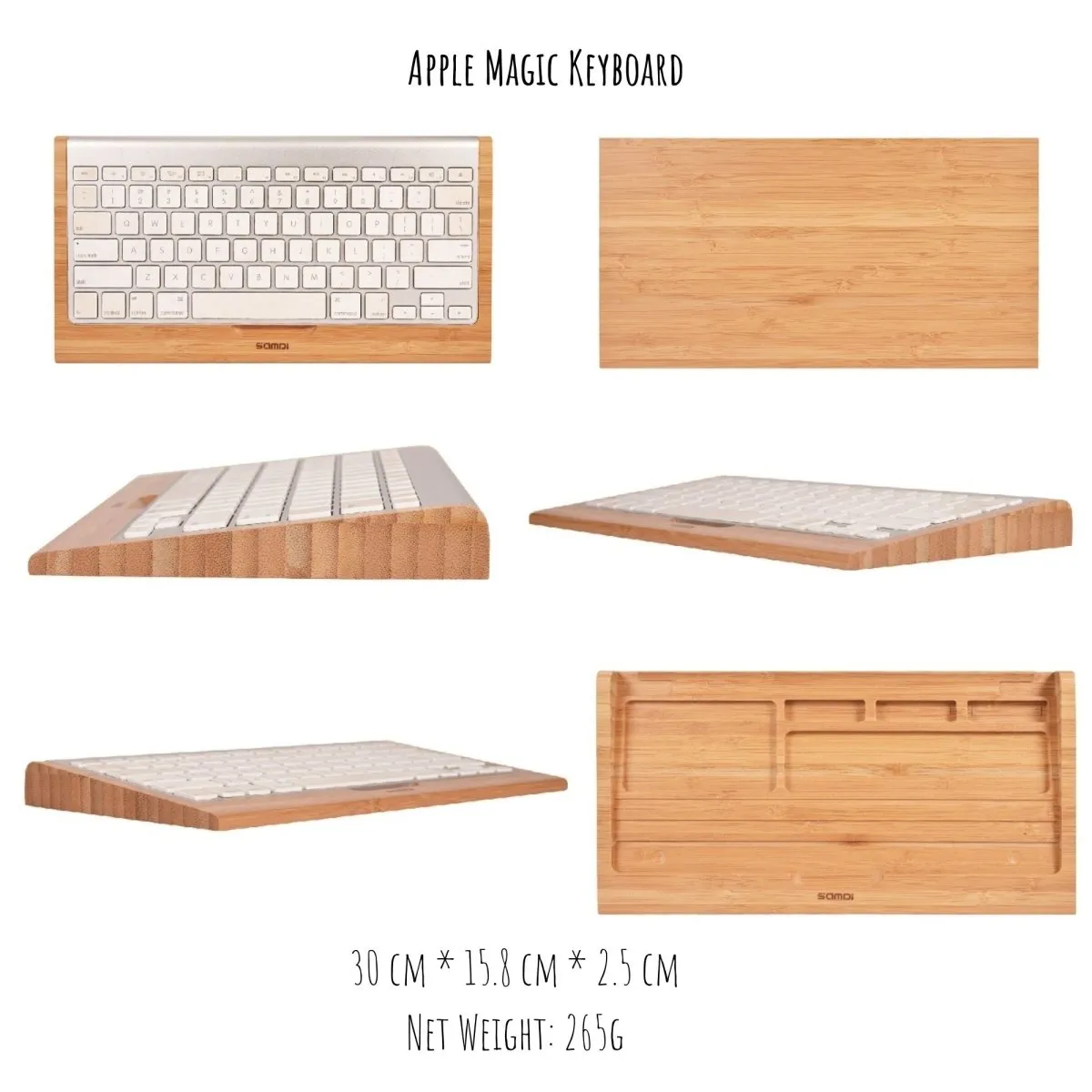 Bamboo Apple Magic Keyboard Tray