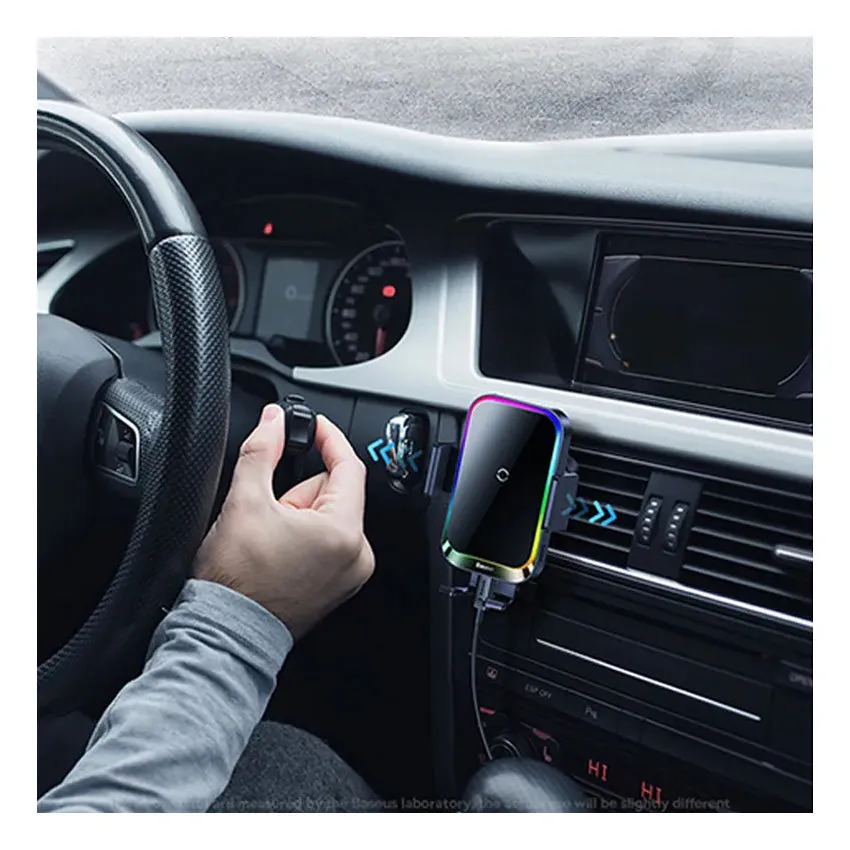 Baseus Halo Electric Wireless Charging Car Mount 15W