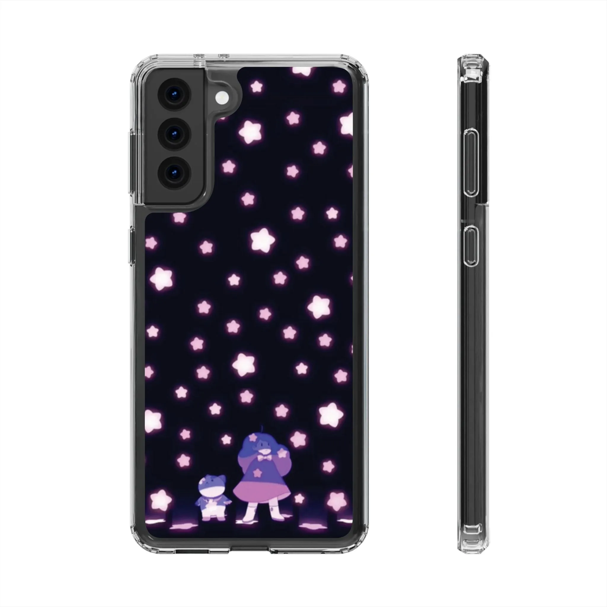 Bee & Puppycat Dancing Clear Phone Case, Protective Phone Cover