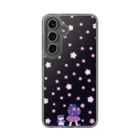 Bee & Puppycat Dancing Clear Phone Case, Protective Phone Cover