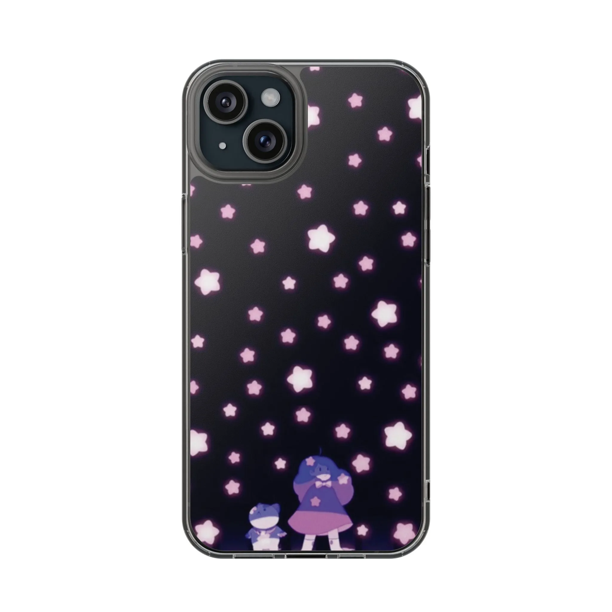 Bee & Puppycat Dancing Clear Phone Case, Protective Phone Cover