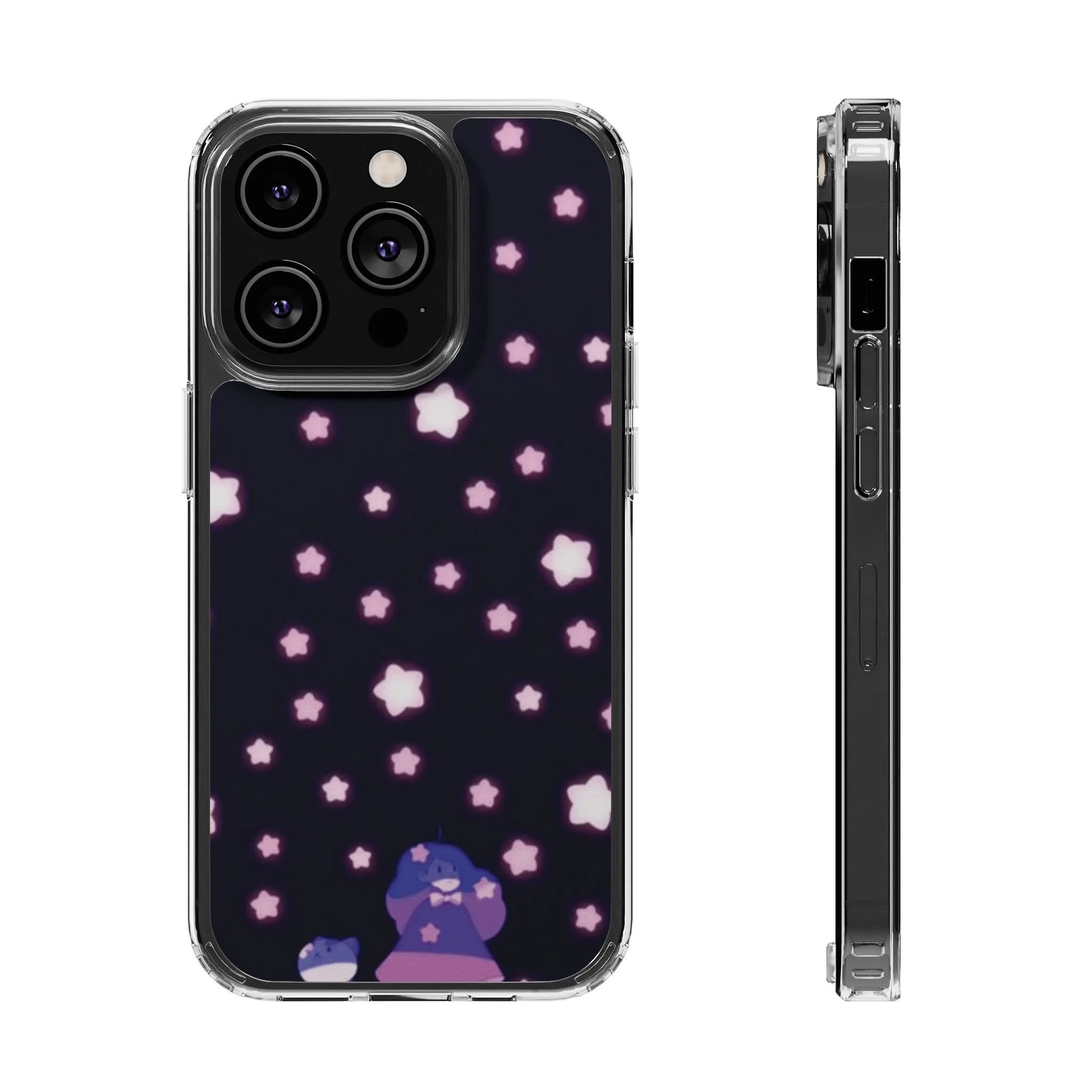 Bee & Puppycat Dancing Clear Phone Case, Protective Phone Cover