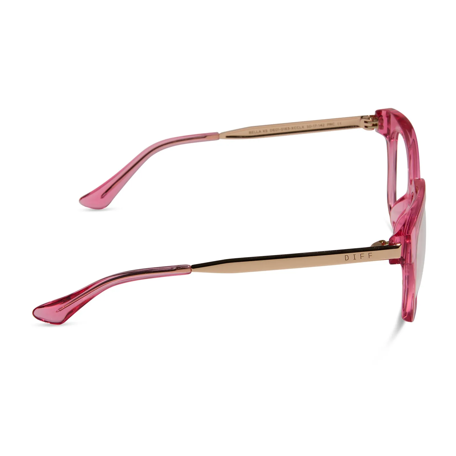 BELLA XS - CANDY PINK CRYSTAL   PRESCRIPTION GLASSES