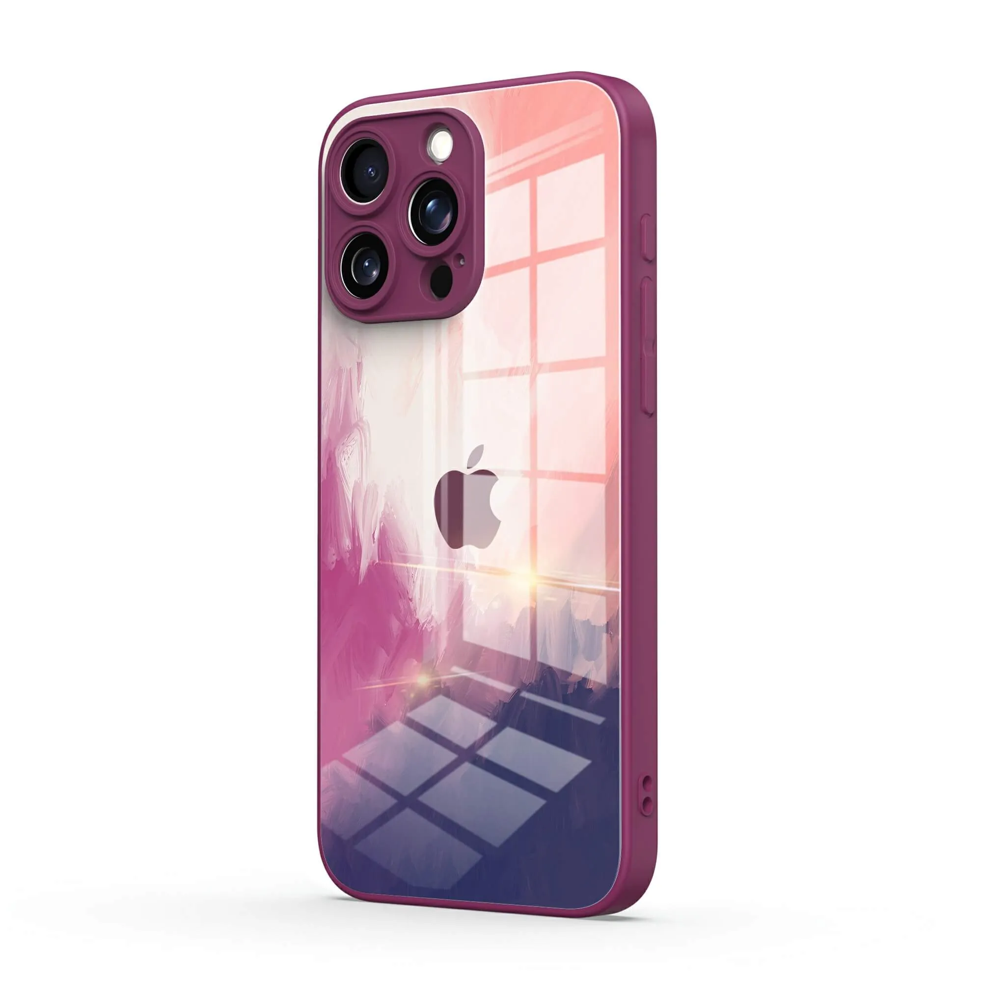 Berry Color | IPhone Series Impact Resistant Protective Case