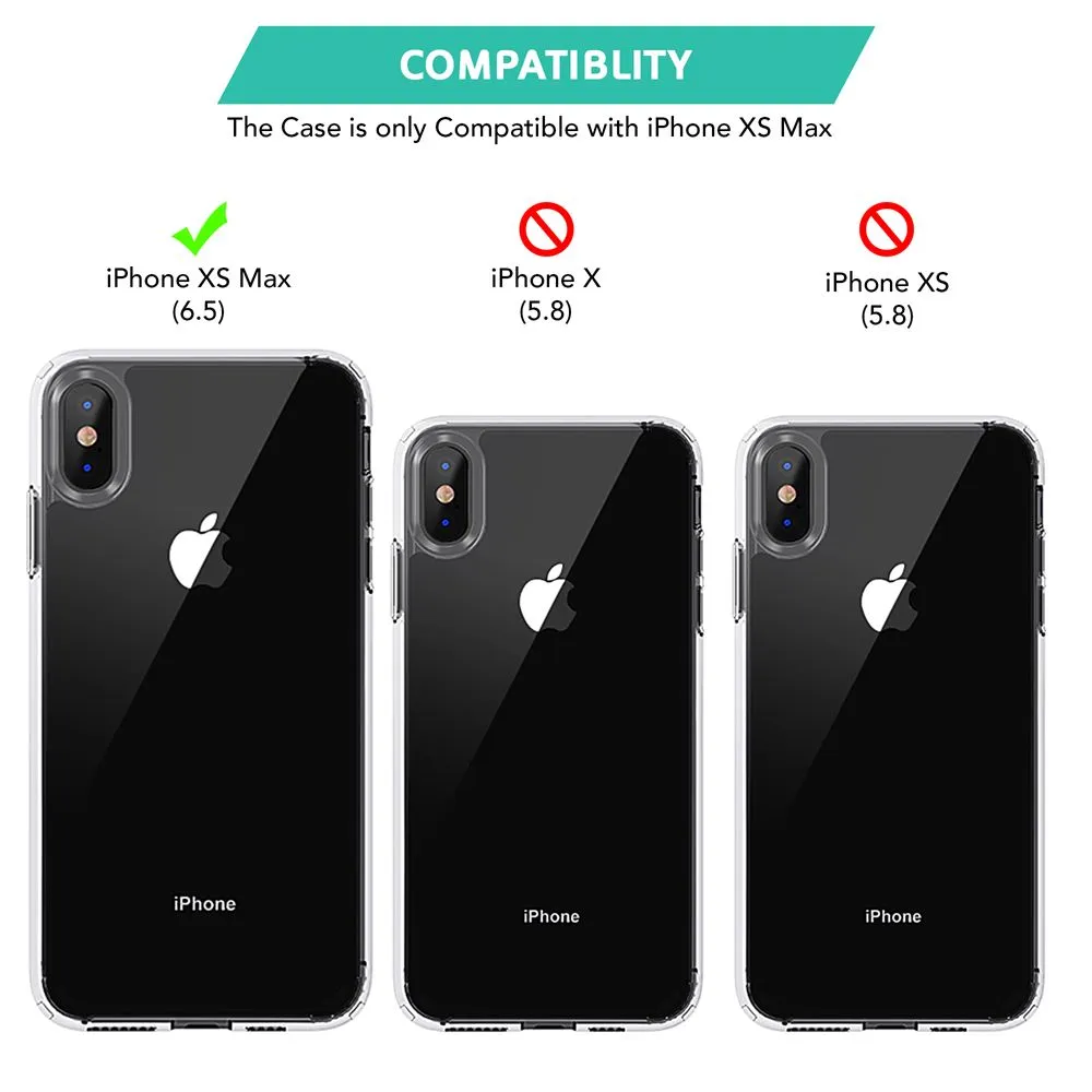 Best Buy Transparent Clear Hard Back Case for iPhone XS Max