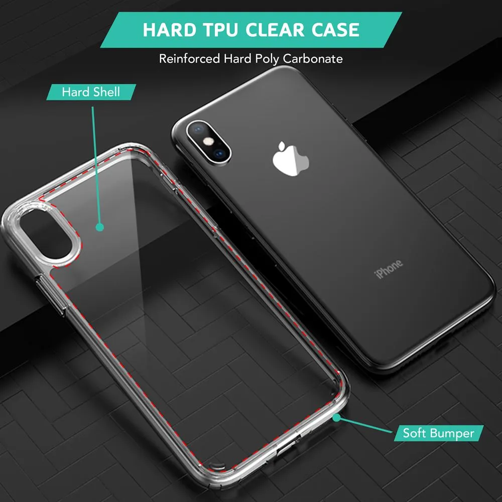 Best Buy Transparent Clear Hard Back Case for iPhone XS Max