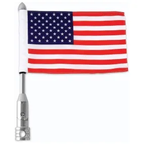 BKFLGPL18 MC 18IN Flagpole   USA Flag