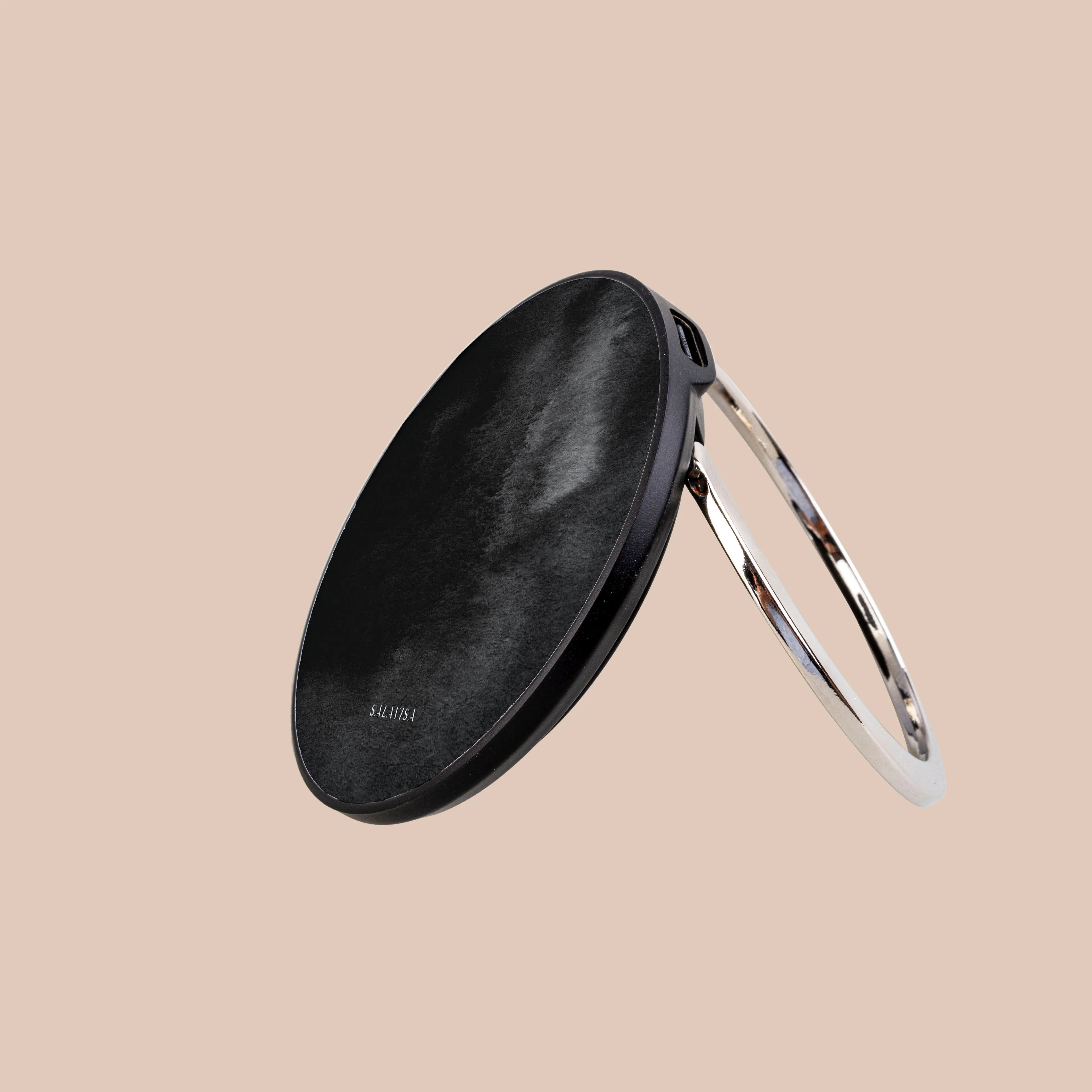 Black Watercolor Wireless Charger