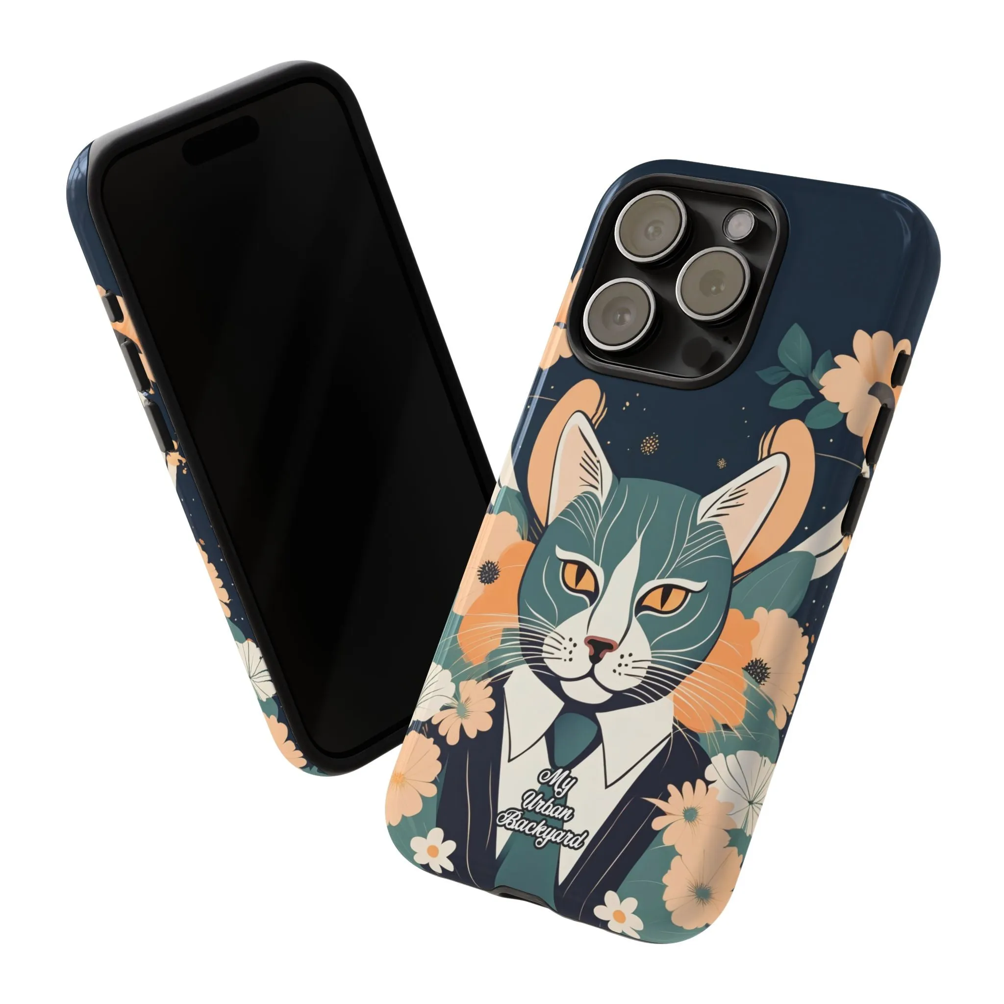 Blue Cat, Cell Phone Case - Apple, Samsung, or Google Pixel