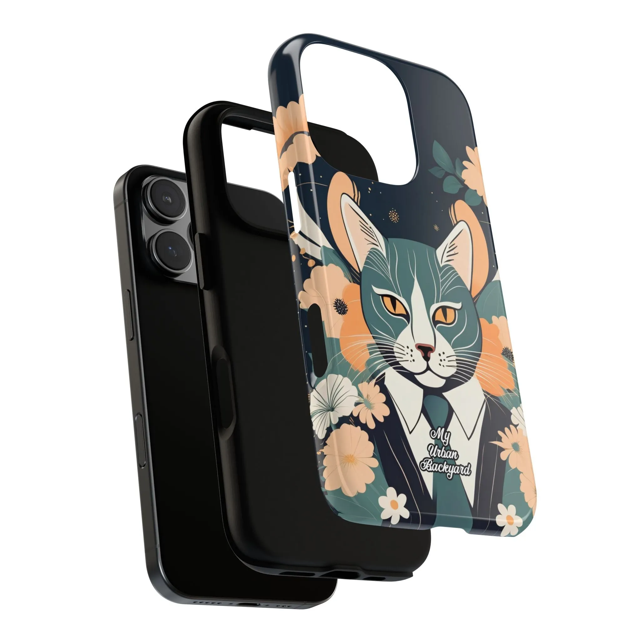 Blue Cat, Cell Phone Case - Apple, Samsung, or Google Pixel