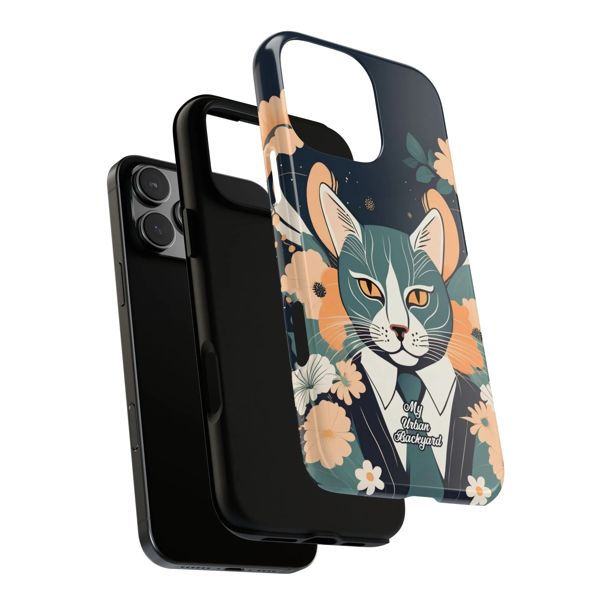 Blue Cat, Cell Phone Case - Apple, Samsung, or Google Pixel