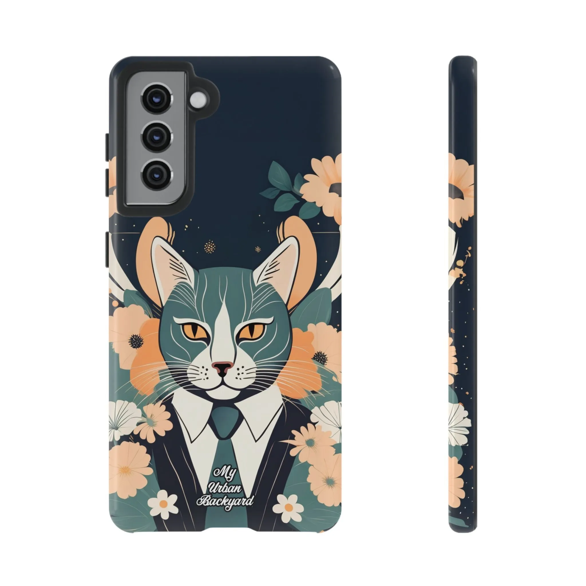 Blue Cat, Cell Phone Case - Apple, Samsung, or Google Pixel