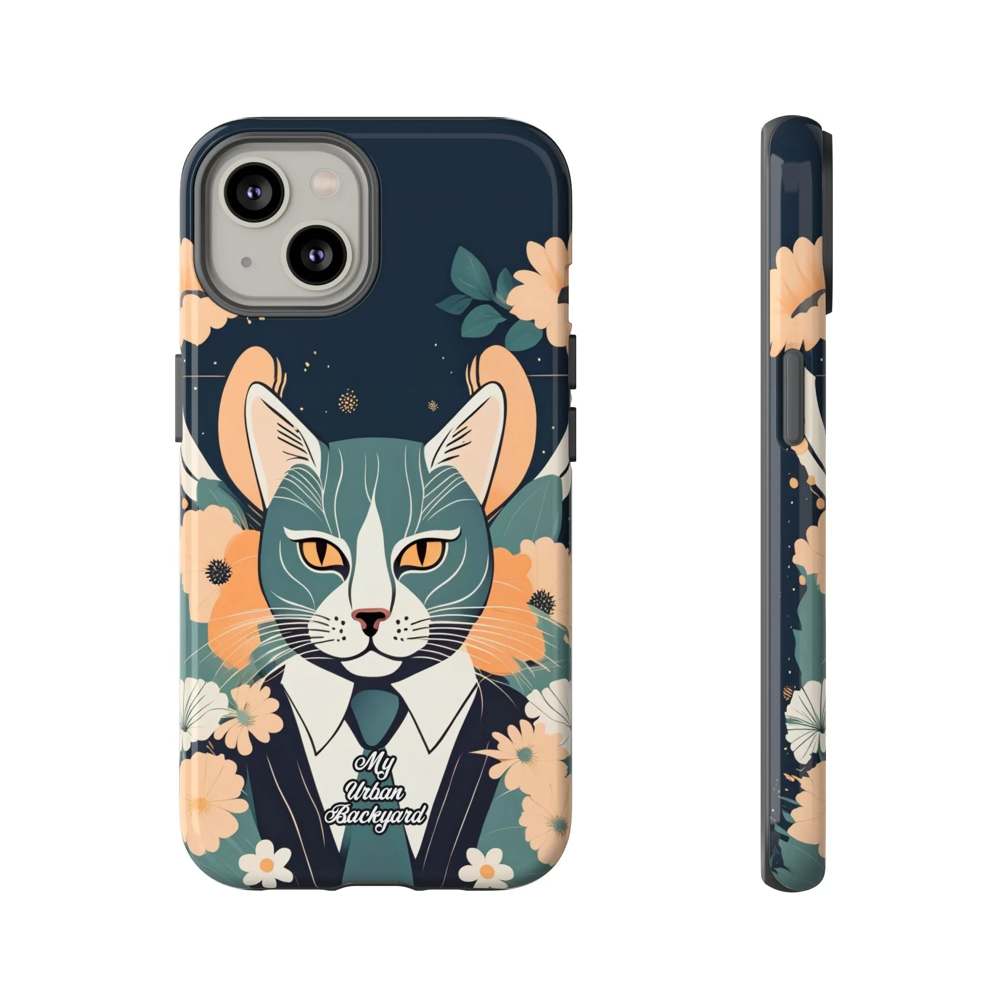 Blue Cat, Cell Phone Case - Apple, Samsung, or Google Pixel