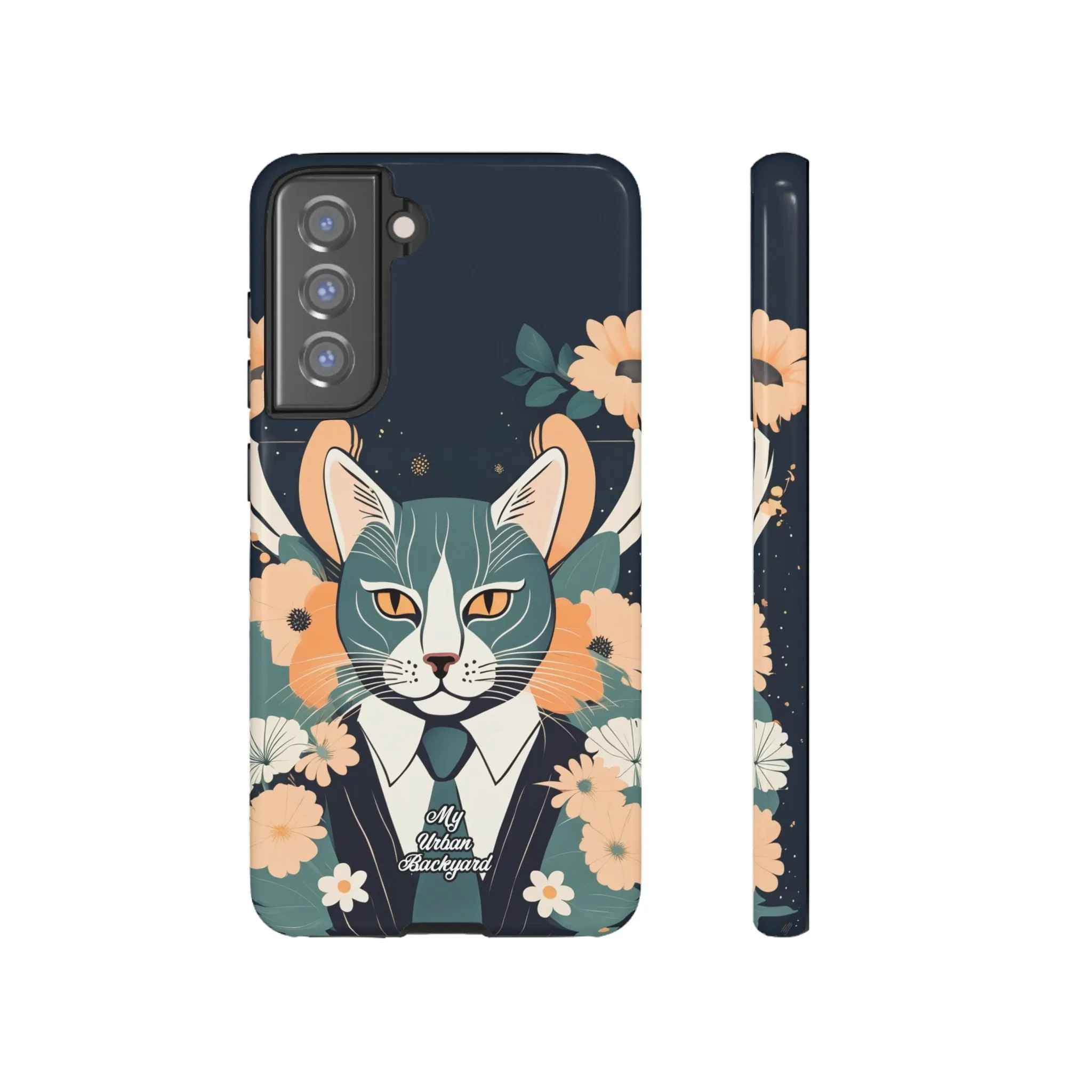 Blue Cat, Cell Phone Case - Apple, Samsung, or Google Pixel