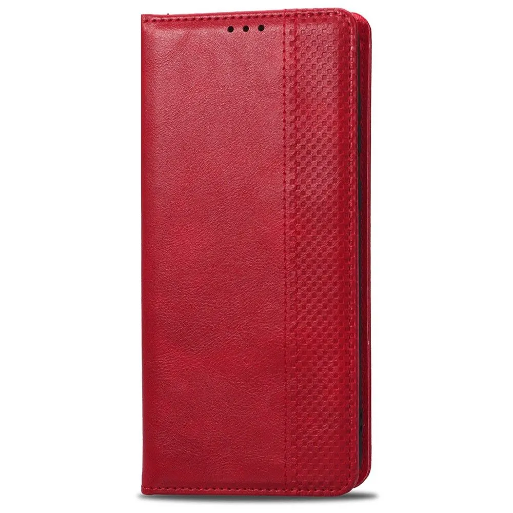 Bofink Vintage Samsung Galaxy A73 leather case - Red