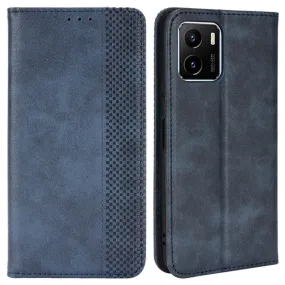 Bofink Vintage Vivo Y15A / Y15s (2021) leather case - Blue