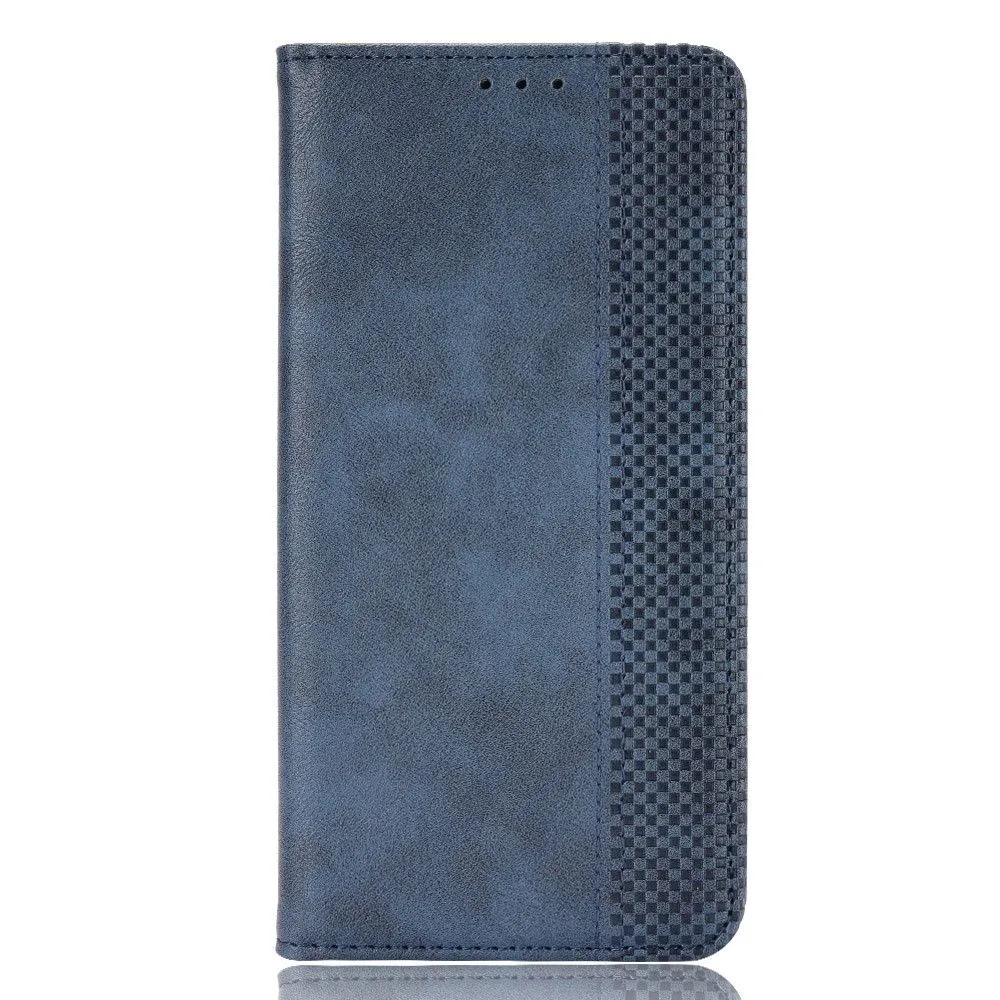 Bofink Vintage Vivo Y15A / Y15s (2021) leather case - Blue