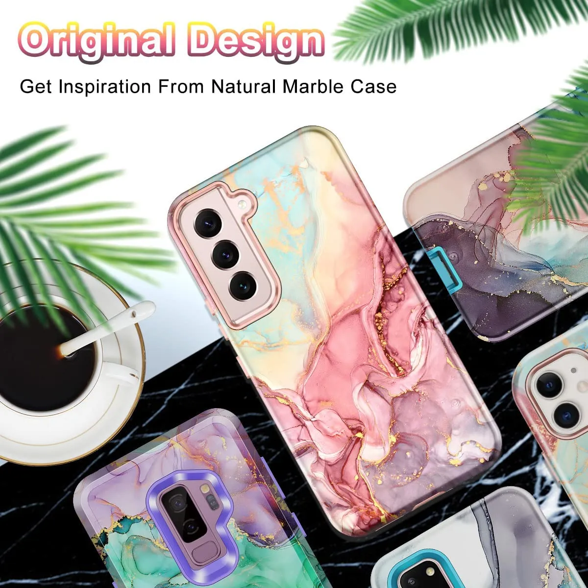 Btscase Samsung Galaxy Case Drop Protective Rose Gold Girl Covers