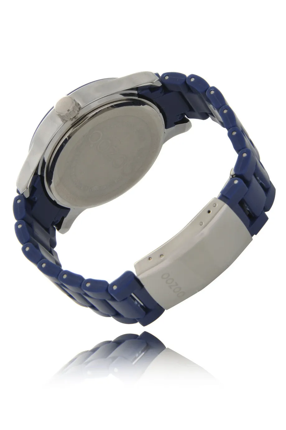 C4258 Dark Blue Plastic Watch