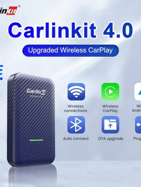 carlinkit 4.0 cpc200-cp2a bezprzewodowy carplay android auto adapter kompatybilny z wbudowanÃ„â€¦ przewodowÃ„â€¦ wtyczkÃ„â€¦ samochodowÃ„â€¦ carplay&amp; play,(PLN zÃ…â€š 141 off with code: LPL43)