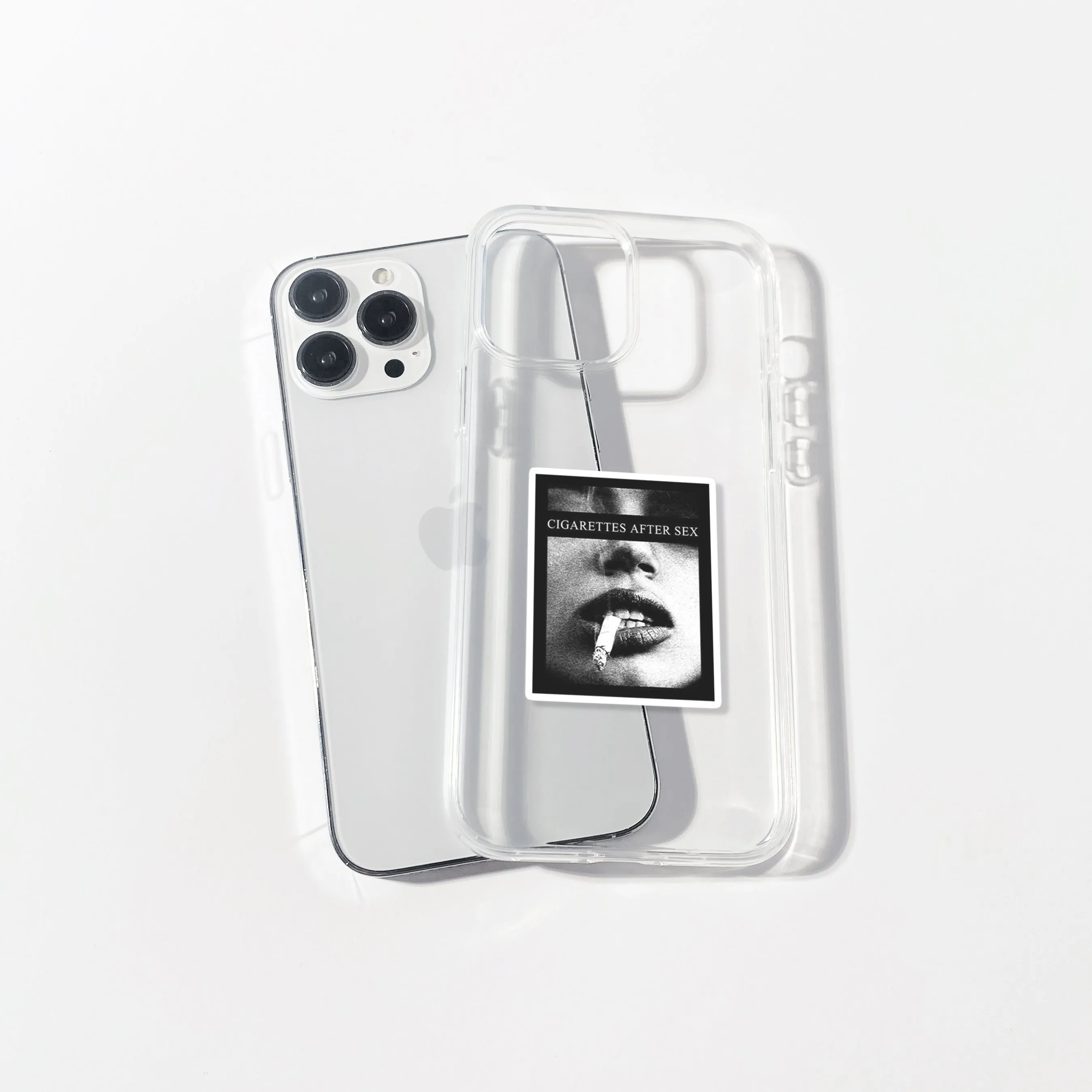 Cigarettes After S Aesthetic Polaroid Silicone Clear Case