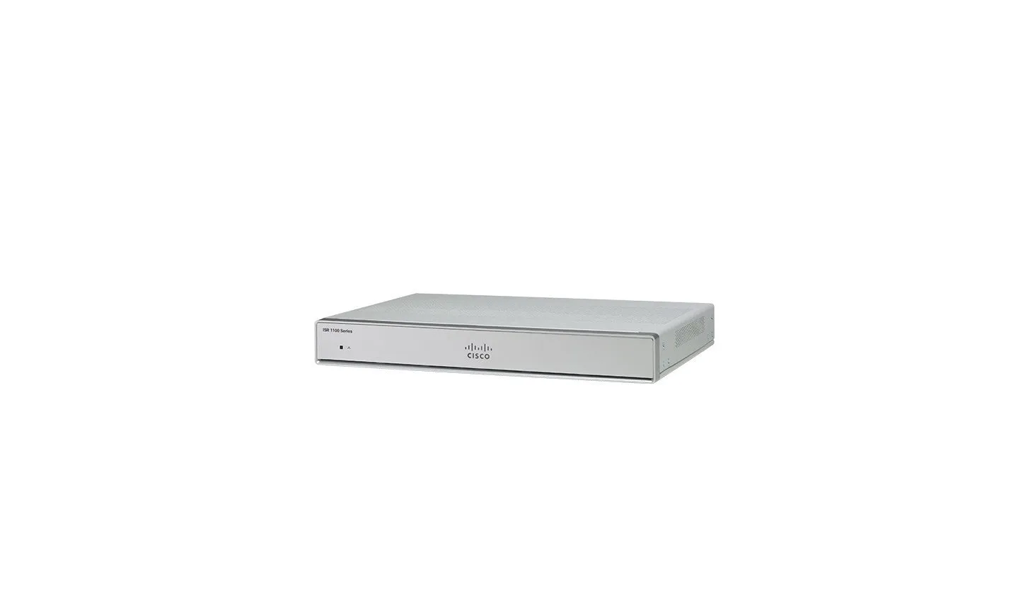 Cisco Integrated Services Router 1101 - Router 4-Port Switch - 1Gbe - Rack-Mountable