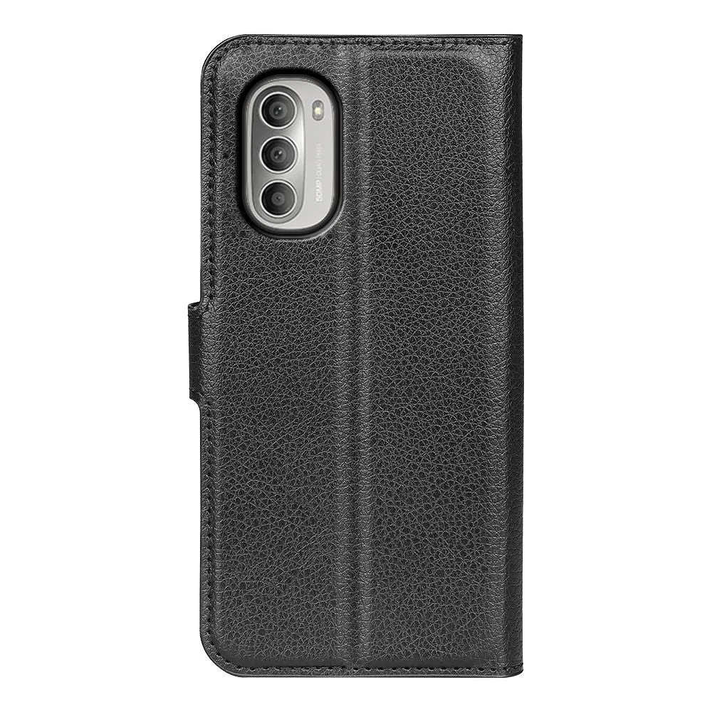 Classic Motorola Moto G51 5G flip case - Black