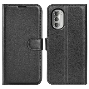 Classic Motorola Moto G51 5G flip case - Black