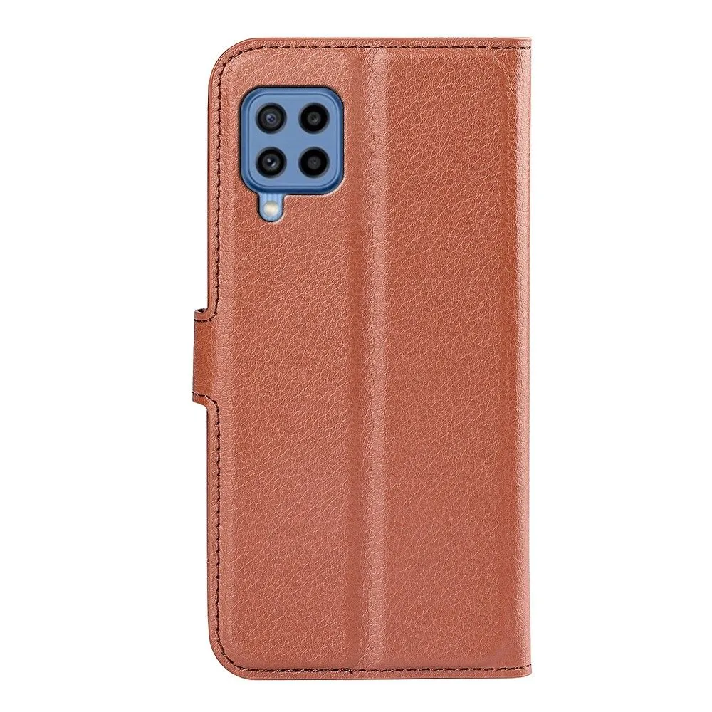 Classic Samsung Galaxy M22 flip case - Brown