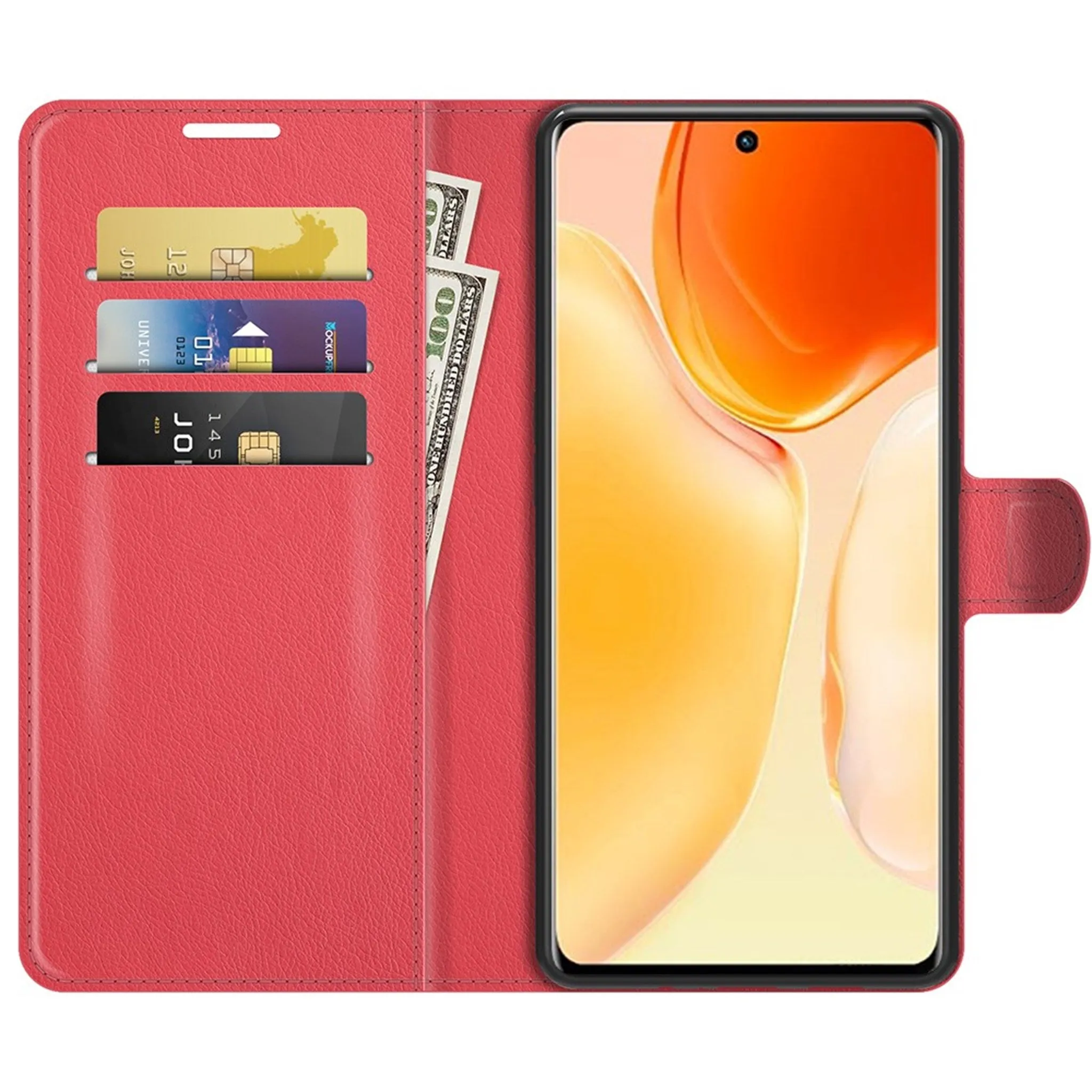 Classic Vivo X70 Pro flip case - Red