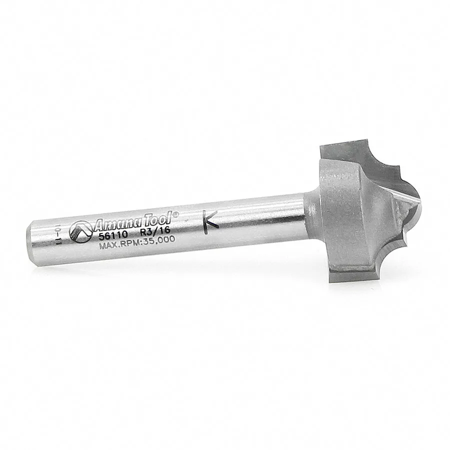 Classical Groove Router Bit | 9⁄64 Radius x 3⁄4 Dia x 1⁄2 x 1⁄4" Shank | 56110 | 738685961100