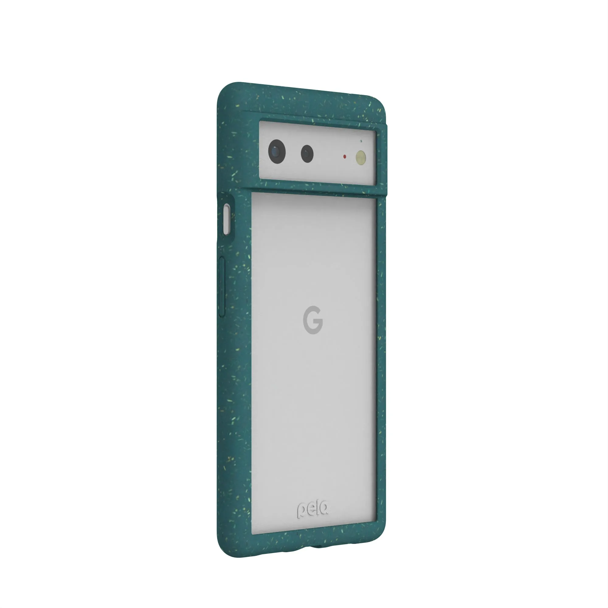 Clear Google Pixel 6 Case with Green Ridge