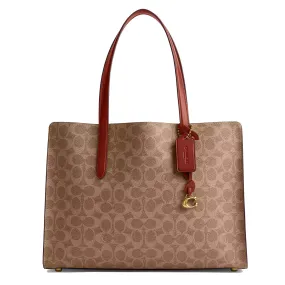 Coach Carter Carryall Bag In Signature Canvas