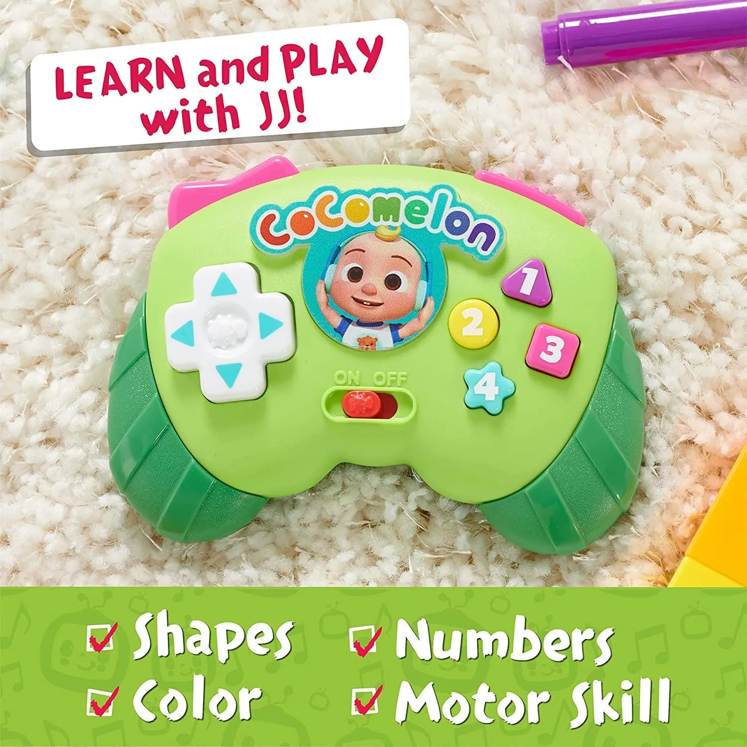 CoComelon Lots to Learn Game Controller, Easter Basket Stuffers