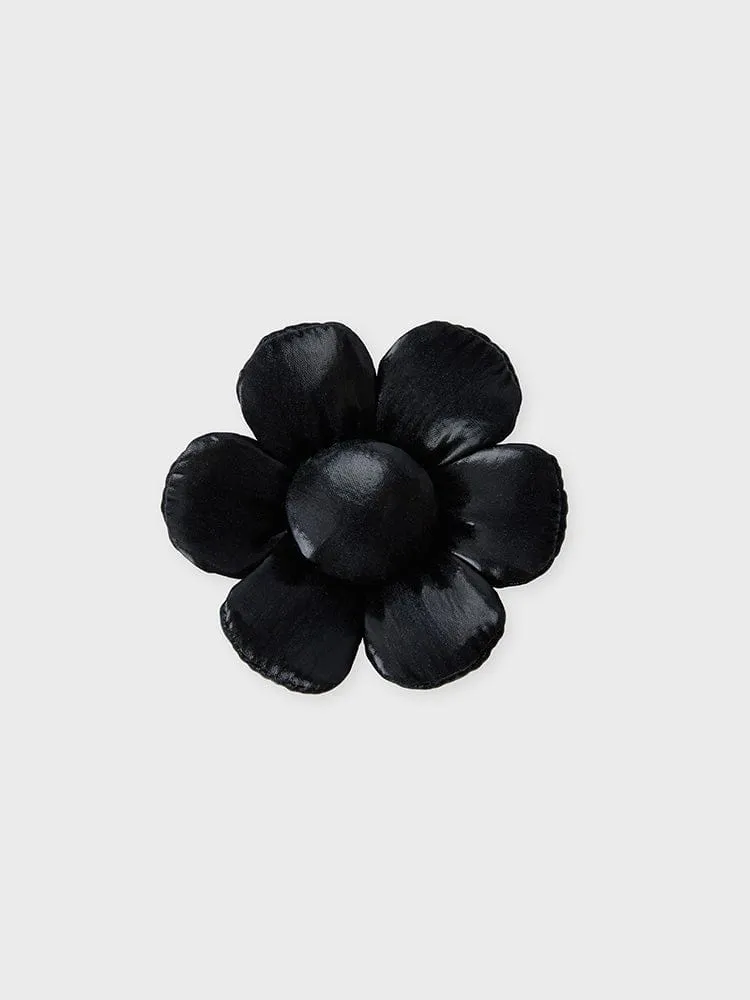 COLLER PADDED MINI FLOWER STICON ONYX BLACK