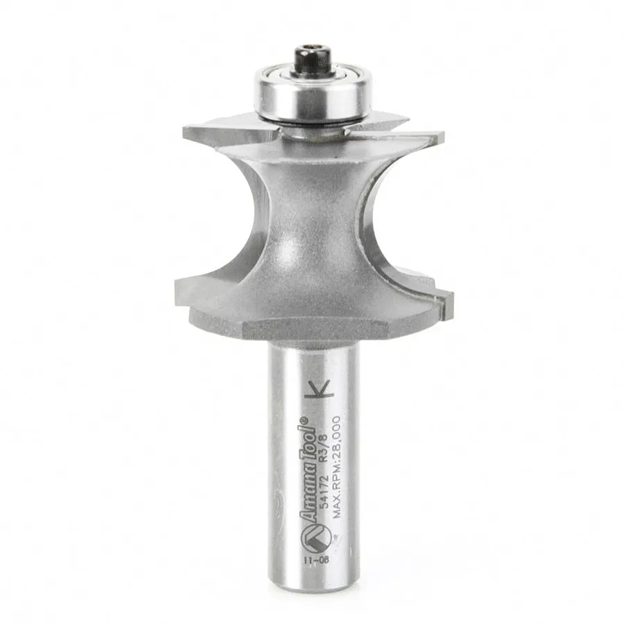 Corner Beading Router Bit | 3⁄8 Radius x 1 1⁄2 Dia x 1" x 1⁄2"Shank | 54172 | 738685941720