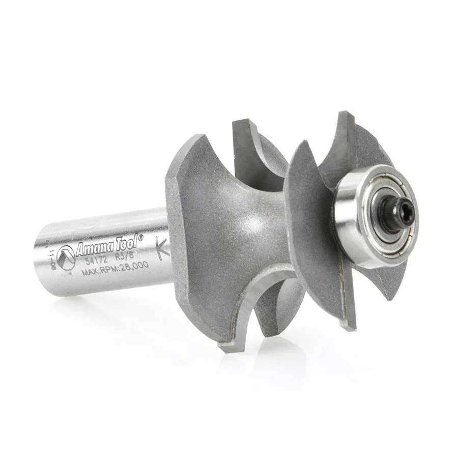 Corner Beading Router Bit | 3⁄8 Radius x 1 1⁄2 Dia x 1" x 1⁄2"Shank | 54172 | 738685941720