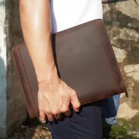 Cowhide Computer Protective Case Leather Bag