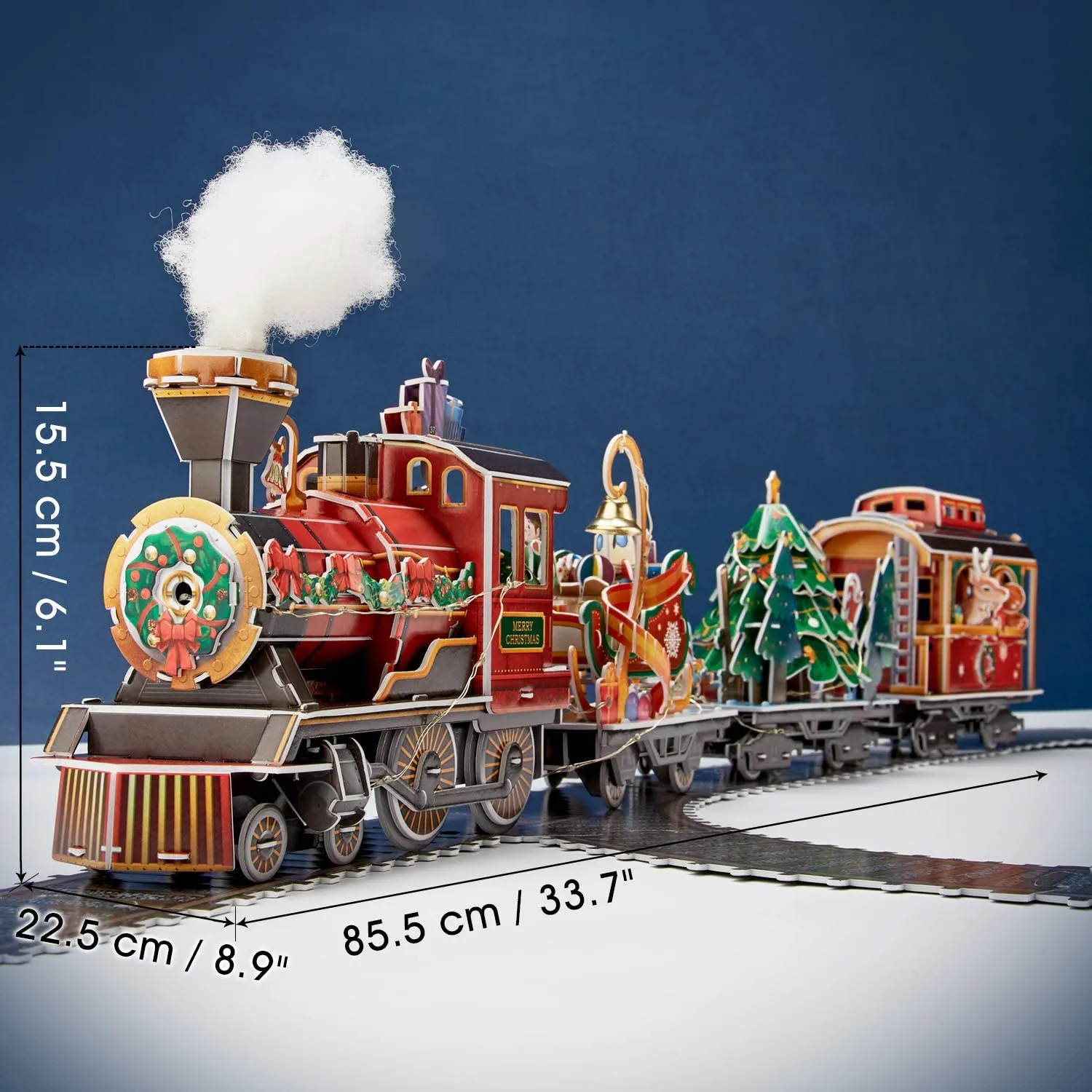 Cubicfun® 3D Puzzles LED Christmas Train Set