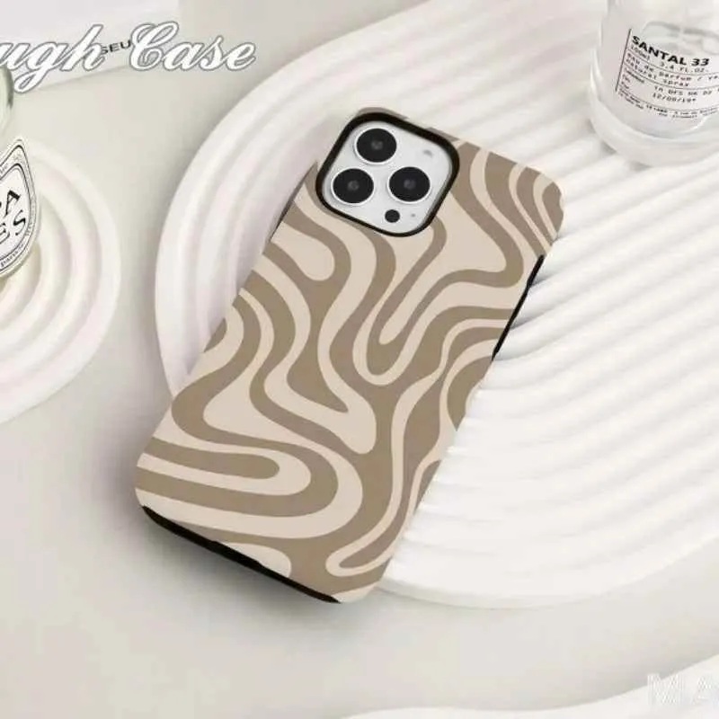 Cute Phone Cases for iPhone 16ProMax, 15, 14, 13, 12, and 11 PRO Plus - Creamy Acrylic TPU Cover - TSP508