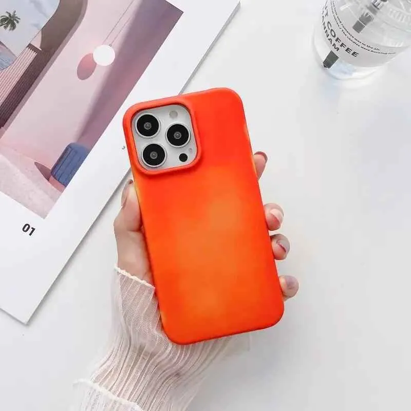 Cute Thermal Heat Induction Sensor Phone Cases for iPhone 13, 12 Mini, 13 Pro Max, 11 Pro Max, XR, SE2, XS Max, 7, 8 Plus