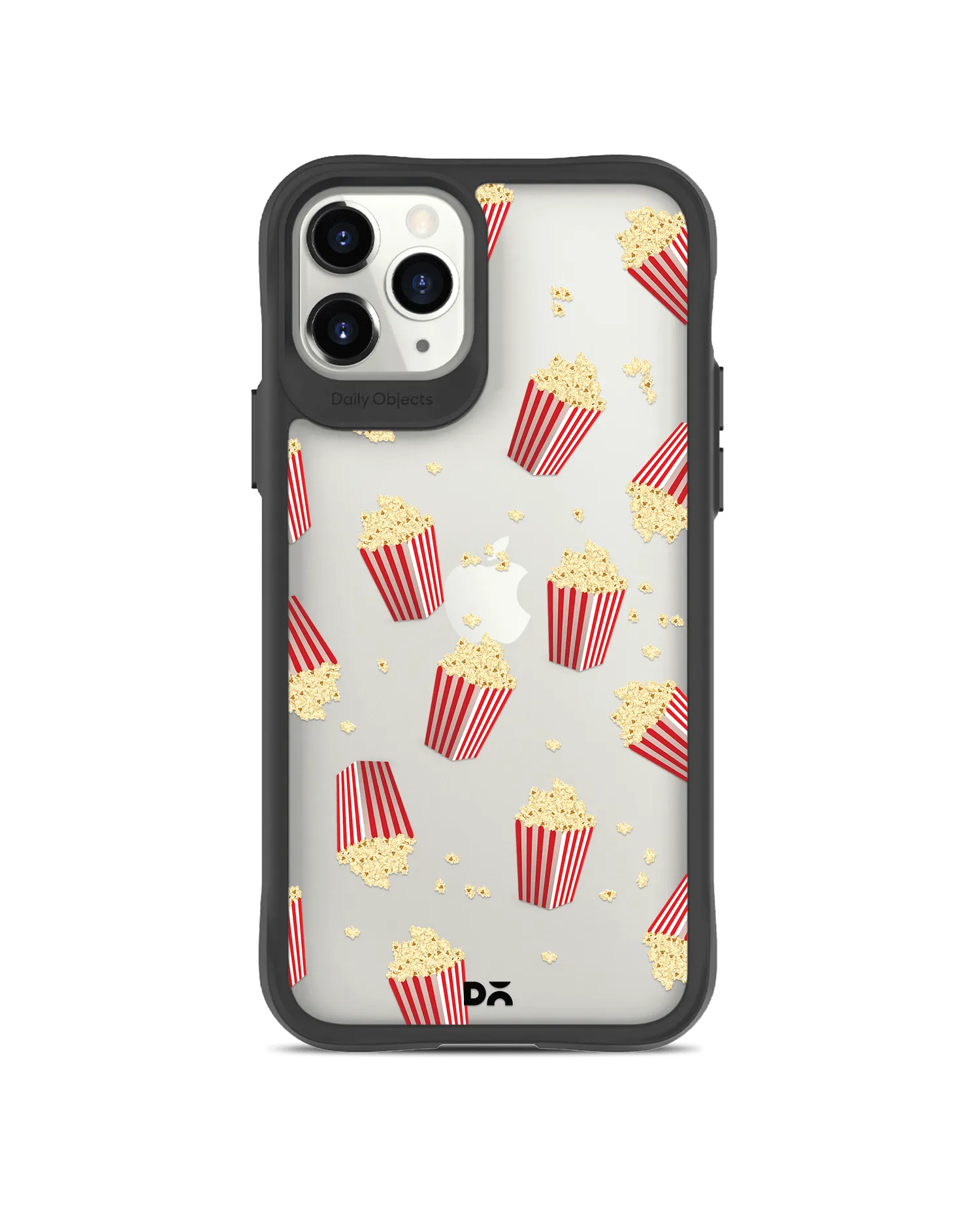 DailyObjects Popcorn Icon Black Hybrid Clear Case Cover For iPhone 11 Pro