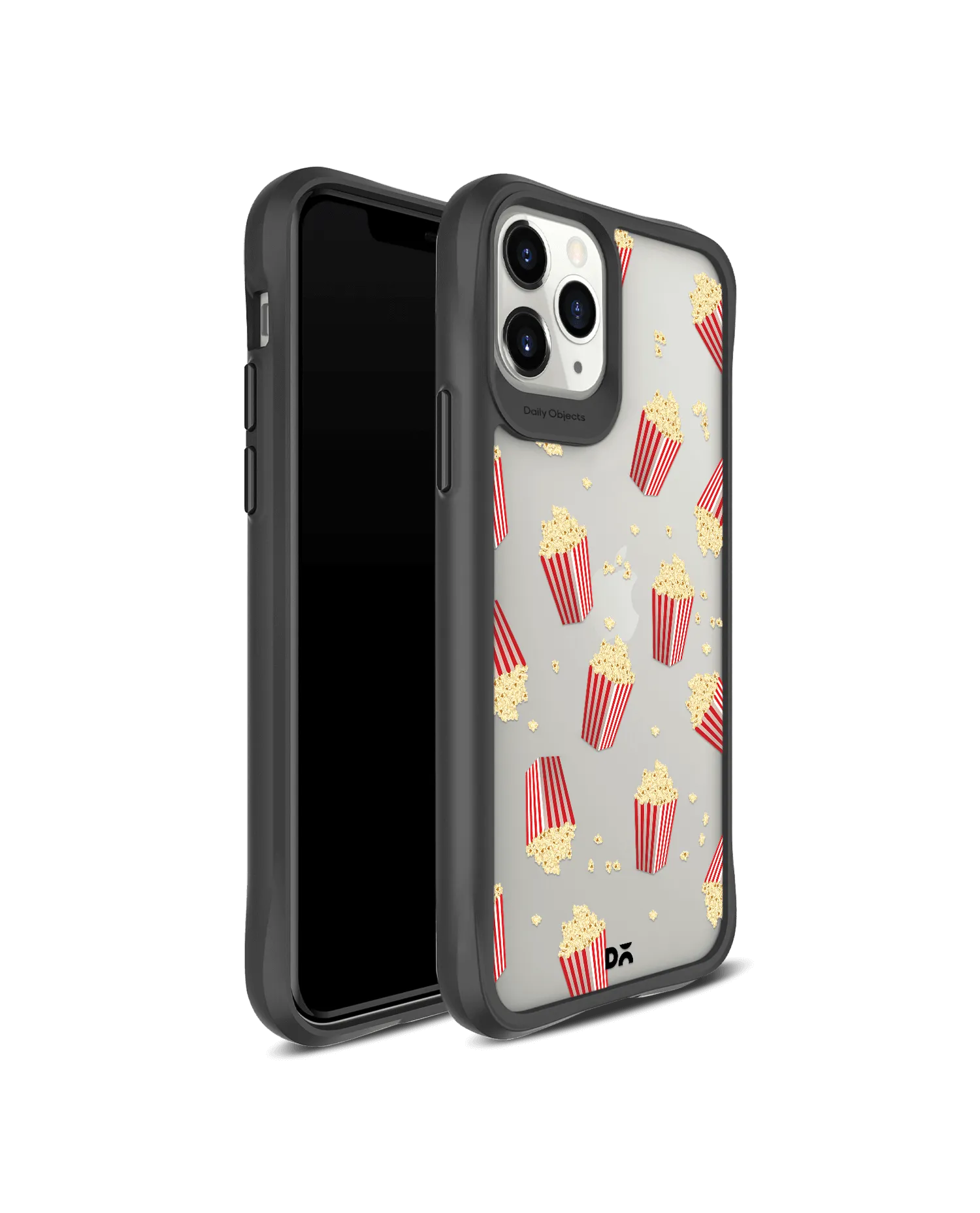 DailyObjects Popcorn Icon Black Hybrid Clear Case Cover For iPhone 11 Pro