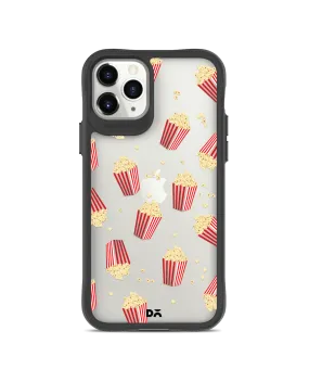 DailyObjects Popcorn Icon Black Hybrid Clear Case Cover For iPhone 11 Pro