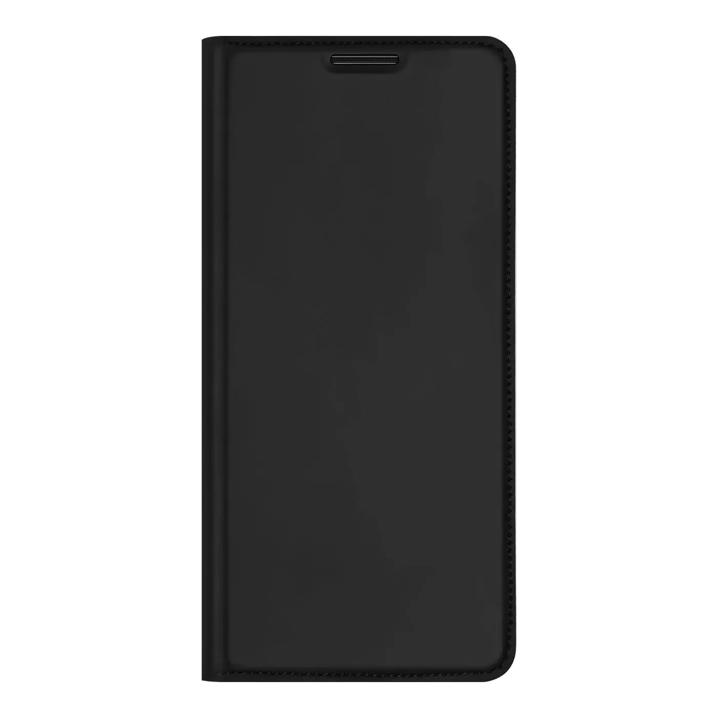 DUX DUCIS Skin Pro Faux Leather Wallet Flip Case for Motorola Moto G71 5G - Black