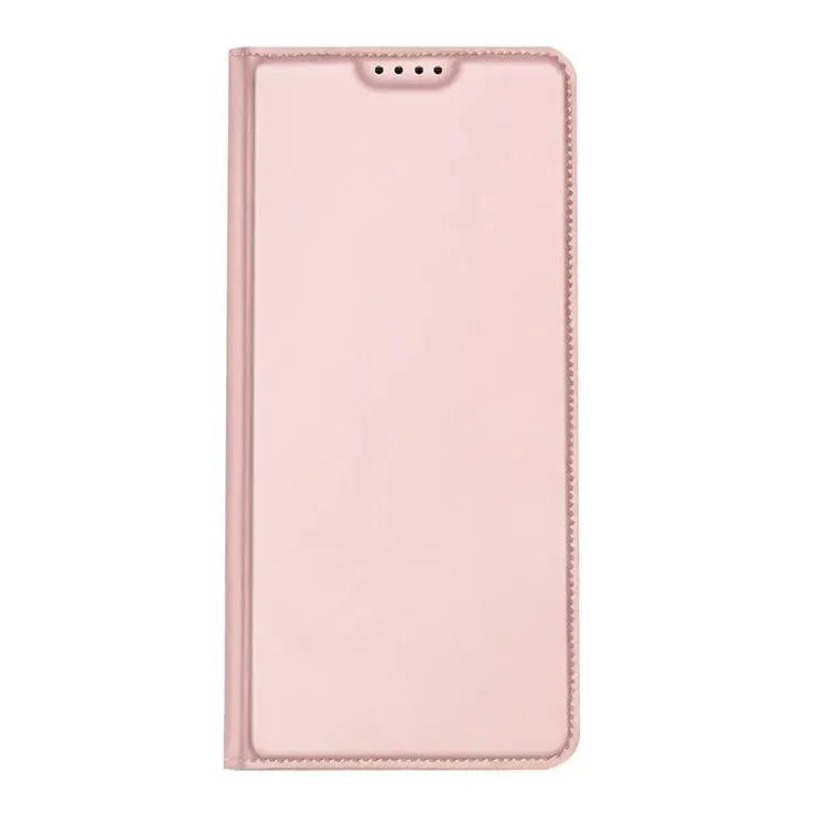 DUX DUCIS Skin Pro Faux Leather Wallet Flip Case for Samsung Galaxy A06 - Rose Gold