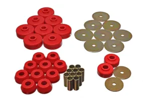 Energy Suspension Body Mount Bushing Set Toyota 4Runner (84-88) Red or Black