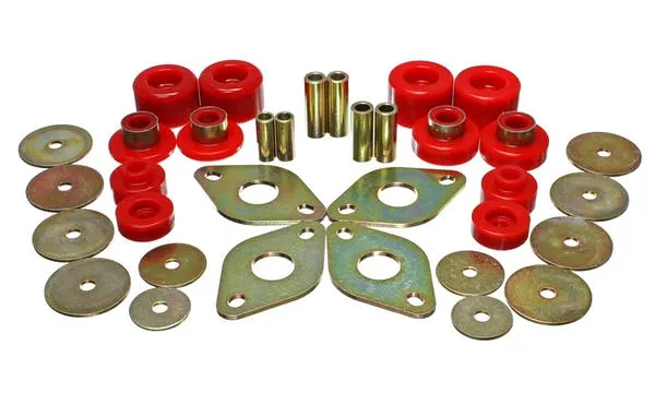 Energy Suspension Body Mount Bushing Set Toyota Tacoma (01-04) Red or Black